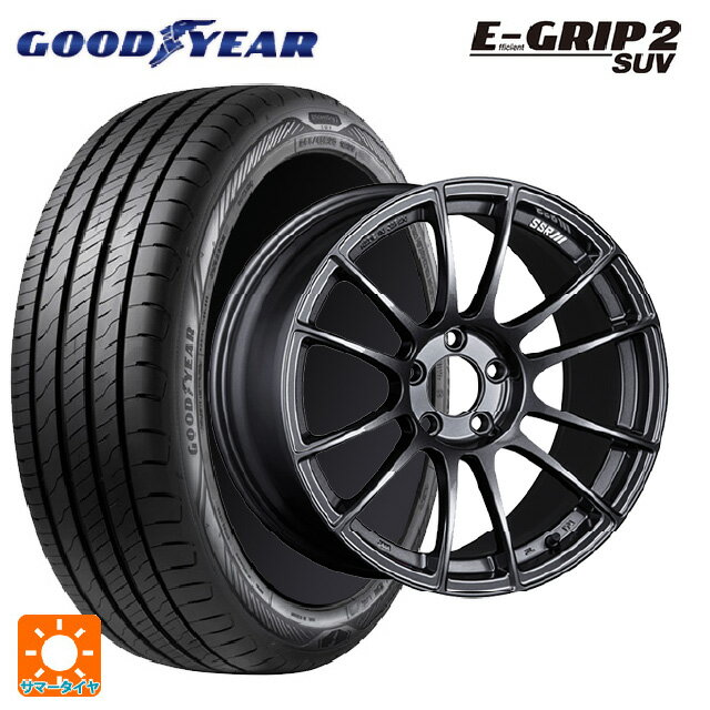 スバル フォレスター(SL系)用 225/55R18 98V グッドイヤー エフィシェントグリップ 2 SUV タナベ SSR GT X04 ダークガンメタ 新品サマータイヤホイール 4本セット