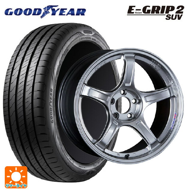 ホンダ ZR-V(RZ4)用 225/60R17 99V グッドイヤー エフィシェントグリップ 2 SUV タナベ SSR GT X03 クロムシルバー 新品サマータイヤホイール 4本セット