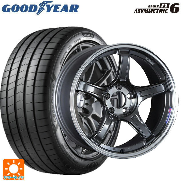 【6/11 1:59迄 全品ポイント5倍】225/40R19 93Y XL グッドイヤー イーグル F1 アシメトリック6 # タナベ SSR GT X03 マシンドグラファイトガンメタ＋スモーククリア 19-8.5J 国産車用 サマータイヤホイール4本セット