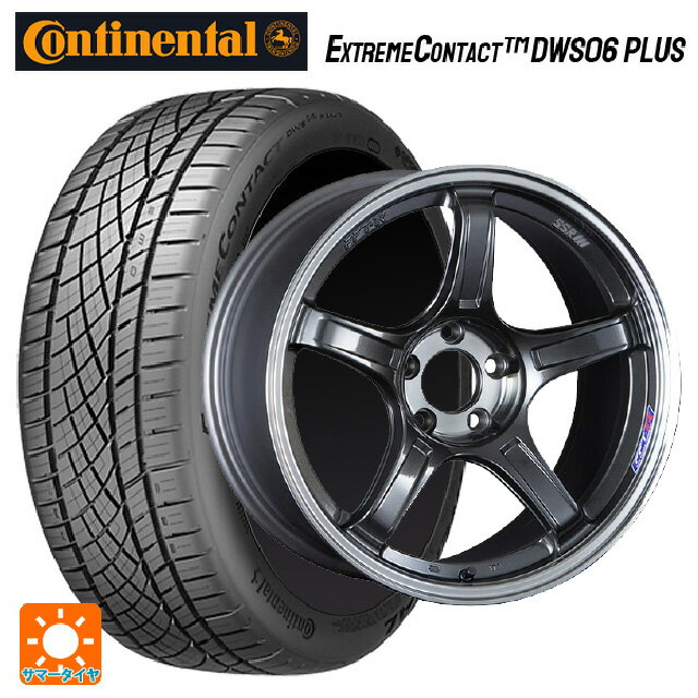 【6/22 20時〜 全品P5倍＆クーポン】215/50R17 95W XL コンチネンタル エクストリームコンタクト DWS06プラス 正規品 タナベ SSR GT X03 マシンドグラファイトガンメタ＋スモーククリア 17-7J 国産車用 サマータイヤホイール4本セット