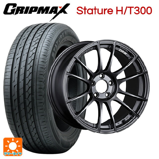 ホンダ ZR-V(RZ4)用 225/55R18 98V グリップマックス スタチャーHT300 ブラックレター タナベ SSR GT X04 ダークガンメタ 新品サマータイヤホイール 4本セット
