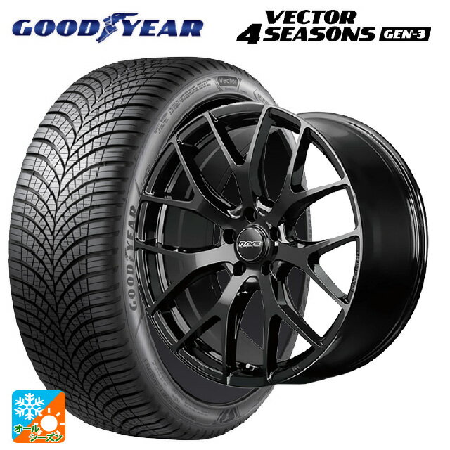 トヨタ ヴェルファイア(40系)用 245/45R20 103W XL グッドイヤー ベクター4シーズンズ ジェン3 レイズ ..