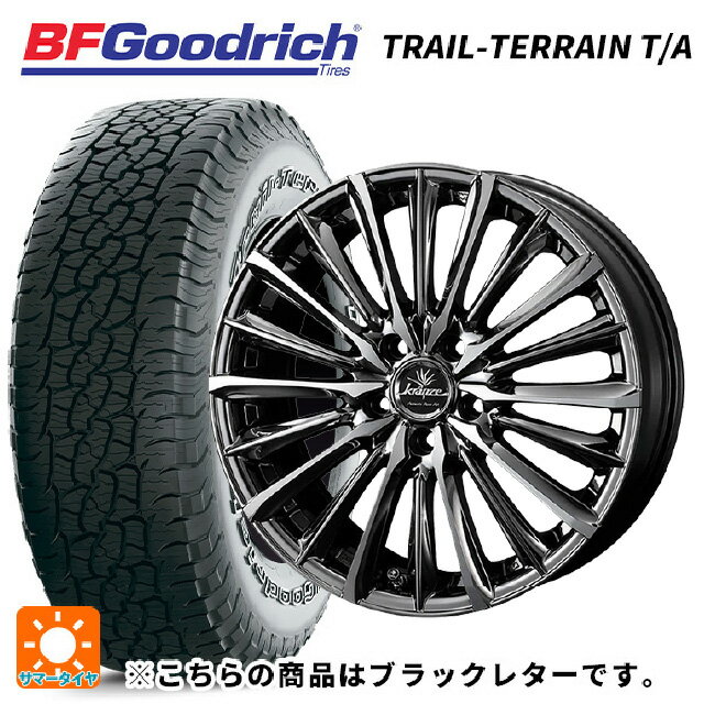 【6/15〜16限定 全品P5倍＆クーポン】スバル レガシィアウトバック(BS系)用 225/55R18 102H XL BFグッドリッチ トレイルテレーン T/A ブラックレター 正規品 ウェッズ クレンツェ ヴィルハーム 225エボ SBCポリッシュ 新品サマータイヤホイール 4本セット