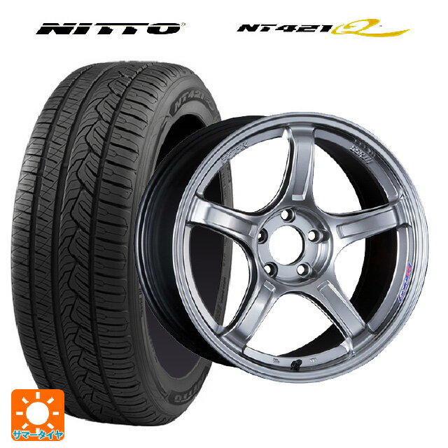 トヨタ RAV4(50系)用 225/60R18 104V XL ニットー NT421Q タナベ SSR GT X03 クロムシルバー 新品サマータイヤホイール 4本セット