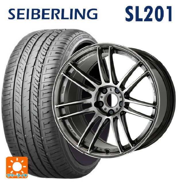 【6/22 20時〜 全品P5倍＆クーポン】215/45R18 89W セイバーリング セイバーリング SL201(ブリヂストン工場生産） ワーク エモーション ZR7 GGM 18-7.5J 国産車用 サマータイヤホイール4本セット