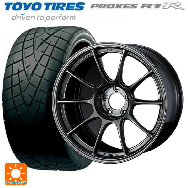 225/40R18 88W トーヨー プロクセス R1R ウェッズ ウェッズスポーツ TC105X EJ-TITAN 18-8J 国産車用 サマータイヤホイール4本セット