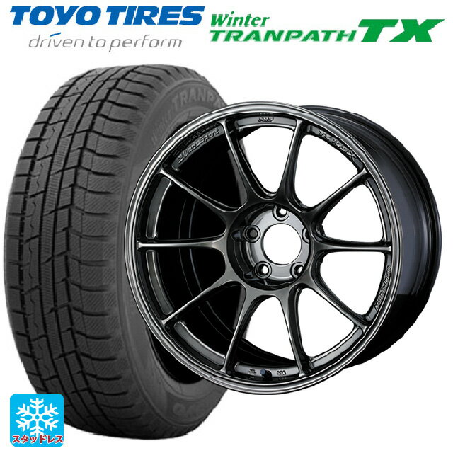 スバル レガシィアウトバック(BS系)用 225/55R18 98Q トーヨー ウインタートランパス TX ウェッズ ウェッズスポーツ TC105X EJ-TITAN 新品スタッドレスタイヤホイール 4本セット