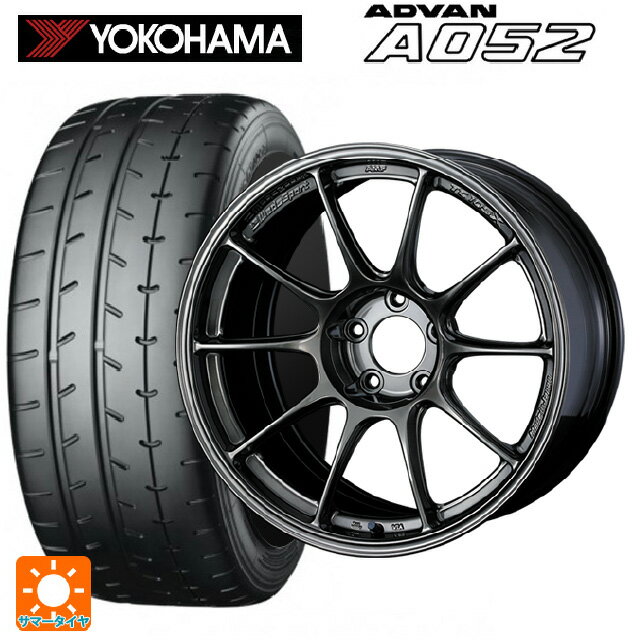【6/11 1:59迄 全品ポイント5倍】ホンダ シビック タイプR(FL5)用 245/40R18 97Y XL ヨコハマ アドバン A052 正規品 ウェッズ ウェッズスポーツ TC105X EJ-TITAN 新品サマータイヤホイール 4本セット