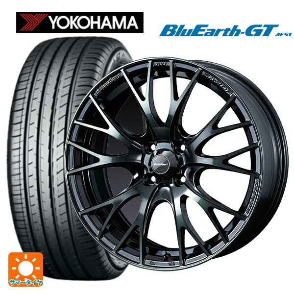 【6/22 20時〜 全品P5倍＆クーポン】185/55R16 83V ヨコハマ ブルーアースGT AE51 ウェッズ ウェッズスポーツ SA20R WBC 16-6.5J 国産車用 サマータイヤホイール4本セット