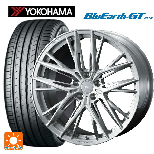 【6/22 20時〜 全品P5倍＆クーポン】225/40R19 93W XL ヨコハマ ブルーアースGT AE51 # ウェッズ エフゼロ FZ-5 BRUSHED 19-8.5J 国産車用 サマータイヤホイール4本セット