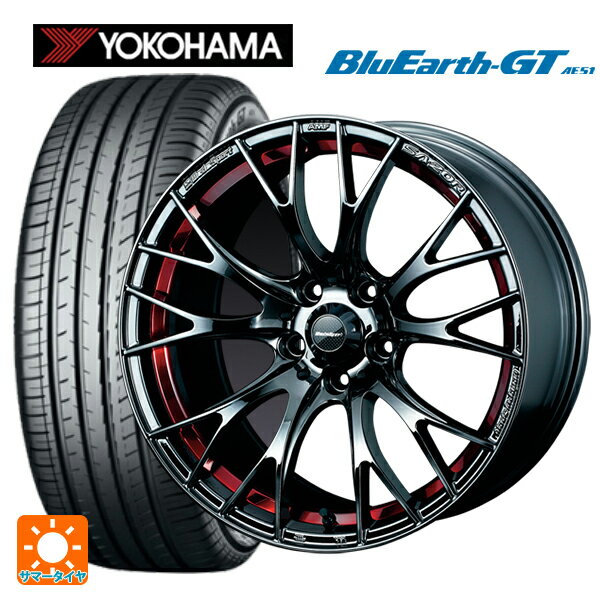 【6/20限定 全品P5倍＆クーポン】245/40R18 97W XL ヨコハマ ブルーアースGT AE51 # ウェッズ ウェッズスポーツ SA20R RLC 18-8.5J 国産車用 サマータイヤホイール4本セット