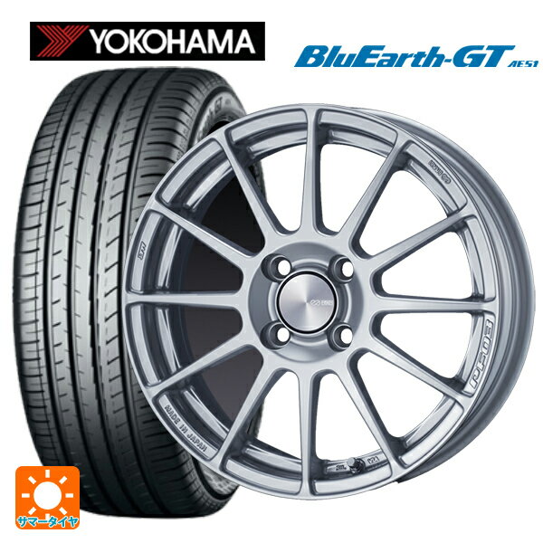 【6/22 20時〜 全品P5倍＆クーポン】215/60R16 95H ヨコハマ ブルーアースGT AE51 エンケイ パフォーマンスライン PF03 スパークルシルバー 16-6.5J 国産車用 サマータイヤホイール4本セット