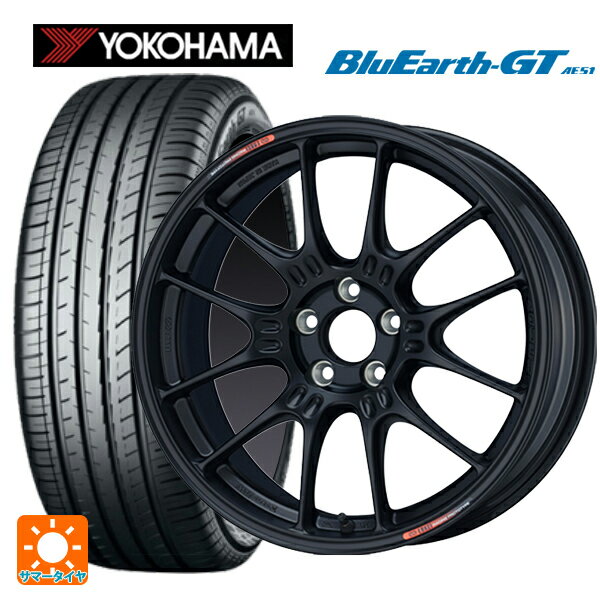 205/50R17 93W XL ヨコハマ ブルーアースGT AE51 # エンケイ レーシング GTC02 For GR86 / BRZ Cup Matte Black 17-7.5J 国産車用 サマータイヤホイール4本セット