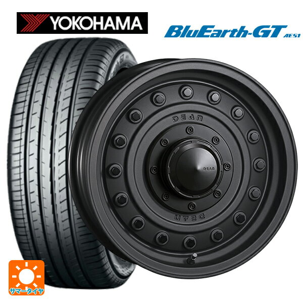 【6/15〜16限定 全品P5倍＆クーポン】ルノー カングー(KFK系)用 205/60R16 92V ヨコハマ ブルーアースGT AE51 クリムソン ディーン コロラド マットチャコールブラック 新品サマータイヤホイール 4本セット