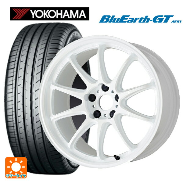 【6/11 1:59迄 全品ポイント5倍】195/55R15 85V ヨコハマ ブルーアースGT AE51 ワーク エモーション ZR10 AZW 15-6J 国産車用 サマータイヤホイール4本セット