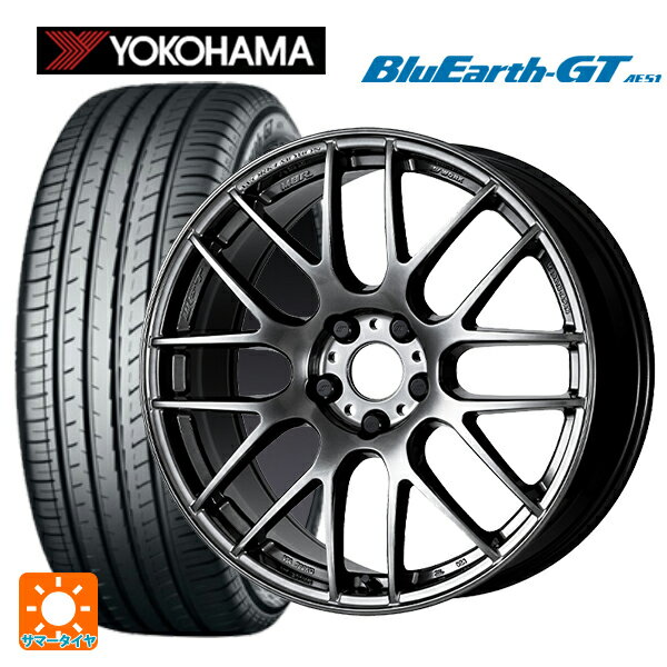 【6/22 20時〜 全品P5倍＆クーポン】225/35R19 88W XL ヨコハマ ブルーアースGT AE51 ワーク エモーション M8R GTK 19-8.5J 国産車用 サマータイヤホイール4本セット