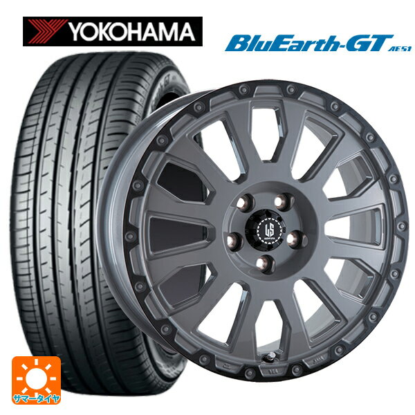【6/11 1:59迄 全品ポイント5倍】215/45R18 93W XL ヨコハマ ブルーアースGT AE51 阿部商会 ラ・ストラーダ アベンチュラ SGAR 18-8J 国産車用 サマータイヤホイール4本セット