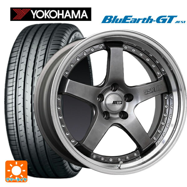 215/45R18 93W XL ヨコハマ ブルーアースGT AE51 タナベ SSR プロフェッサー SP4 チタンシルバー 18-7J 国産車用 サマータイヤホイール4本セット