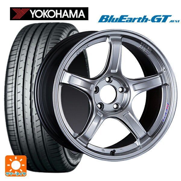 【6/15〜16限定 全品P5倍＆クーポン】225/40R19 93W XL ヨコハマ ブルーアースGT AE51 # タナベ SSR GT X03 クロムシルバー 19-8.5J 国産車用 サマータイヤホイール4本セット