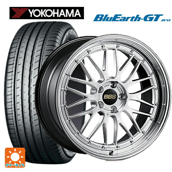 【6/15〜16限定 全品P5倍＆クーポン】215/45R18 93W XL ヨコハマ ブルーアースGT AE51 BBS LM DS-BKBD 18-8J 国産車用 サマータイヤホイール4本セット