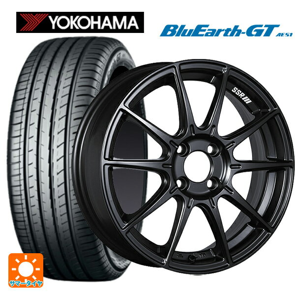 【6/22 20時〜 全品P5倍＆クーポン】185/55R16 83V ヨコハマ ブルーアースGT AE51 タナベ SSR GT X01 フラットブラック 16-6.5J 国産車用 サマータイヤホイール4本セット