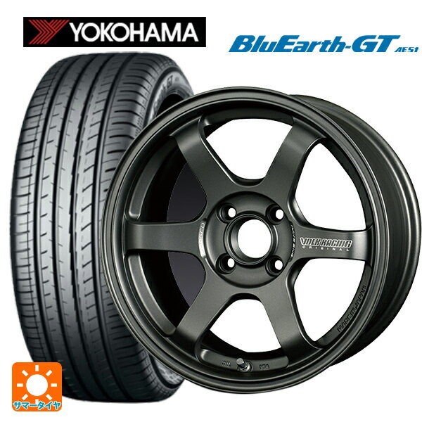 【6/11 1:59迄 全品ポイント5倍】195/55R15 85V ヨコハマ ブルーアースGT AE51 レイズ ボルクレーシング TE37ソニック クラブレーサー DM 15-7J 国産車用 サマータイヤホイール4本セット