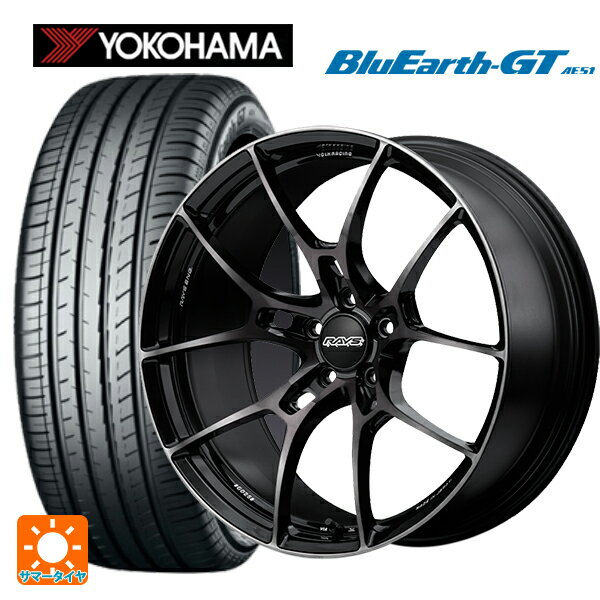 トヨタ GRヤリス(PA系)用 225/40R18 92W XL ヨコハマ ブルーアースGT AE51 # レイズ ボルクレーシング G025 LTD KK 新品サマータイヤホイール 4本セット