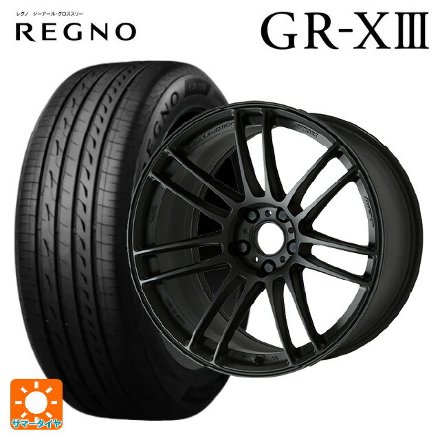 215/45R17 91W XL ブリヂストン レグノ GR-X3 正規品 ワーク エモーション ZR7 MBL 17-7J 国産車用 サマータイヤホイール4本セット