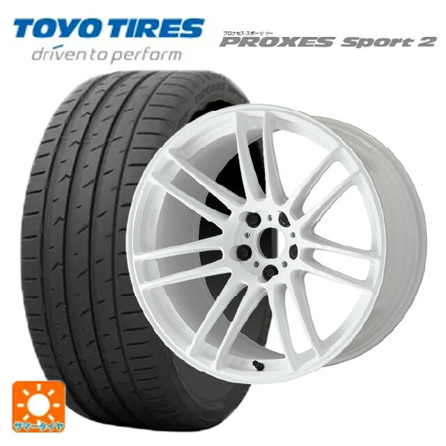 【6/22 20時〜 全品P5倍＆クーポン】225/40R19 93Y XL トーヨー プロクセス スポーツ2 ワーク エモーション ZR7 TW 19-8J 国産車用 サマータイヤホイール4本セット