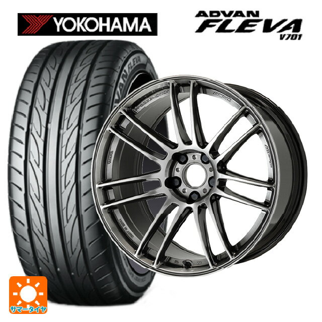 スズキ スイフトスポーツ(ZC33S)用 195/45R17 85W XL ヨコハマ アドバン フレバ V701 正規品 ワーク エモーション ZR7 GGM 新品サマータイヤホイール 4本セット