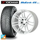 205/45R17 88W XL ヨコハマ ブルーアース4S AW21 ワーク エモーション ZR7 TW 17-7J 国産車用 オールシーズンタイヤホイール4...