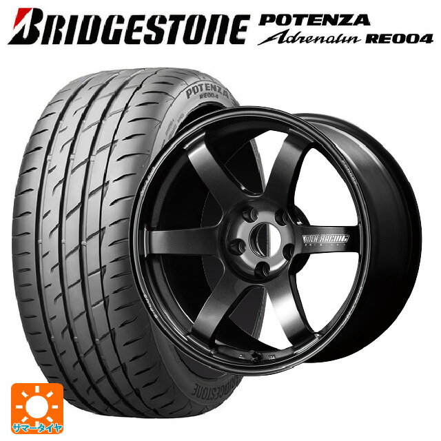【6/11 1:59迄 全品ポイント5倍】215/45R18 93W XL ブリヂストン ポテンザ アドレナリン RE004 正規品 レイズ ボルクレーシング TE37サーガ S-プラス MM 18-7.5J 国産車用 サマータイヤホイール4本セット