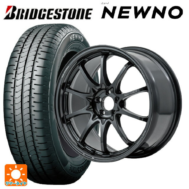 215/55R17 94V ブリヂストン ニューノ 正規品 # レイズ ボルクレーシング CE28N プラス MM 17-7J 国産車用 サマータイヤホイール4本セット