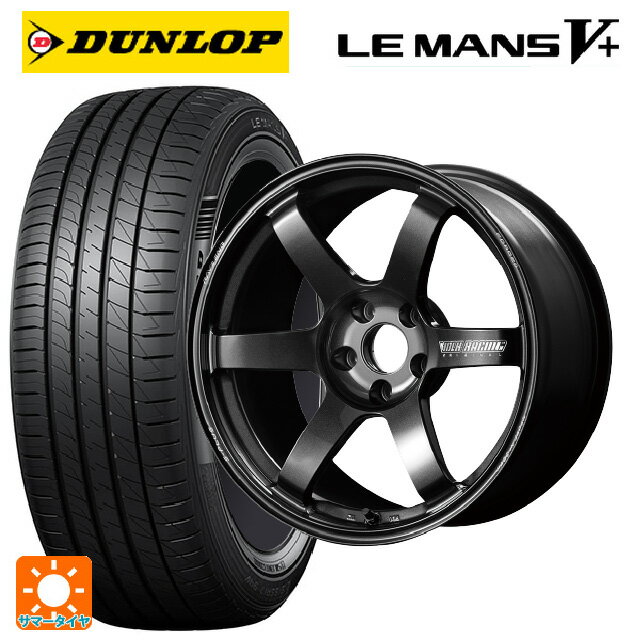 スバル レヴォーグ(VN系)用 2024年製 245/40R18 93W ダンロップ ルマン5プラス(ルマン5+) # ボルクレーシング TE37サーガ S-プラス MM 新品サマータイヤホイール 4本セット