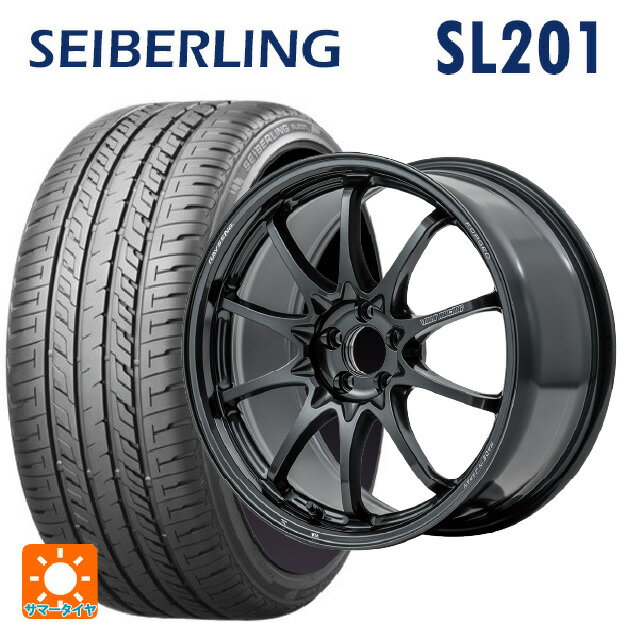225/55R18 98V セイバーリング セイバーリング SL201(ブリヂストン工場生産） レイズ ボルクレーシング CE28N プラス MM 18-7.5J 国産車用 サマータイヤホイール4本セット