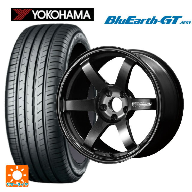 215/45R18 93W XL ヨコハマ ブルーアースGT AE51 レイズ ボルクレーシング TE37サーガ S-プラス MM 18-7.5J 国産車用 サマータイヤホイール4本セット