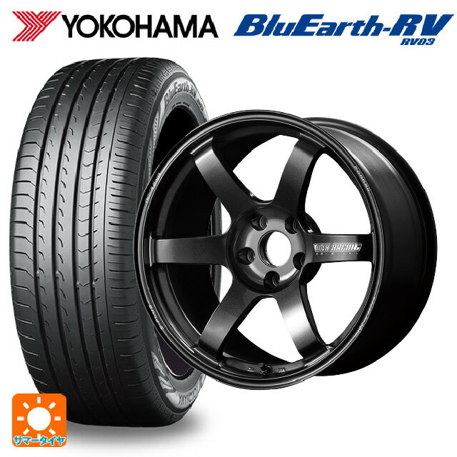 【6/22 20時〜 全品P5倍＆クーポン】225/40R19 93W XL ヨコハマ ブルーアース RV03 # レイズ ボルクレーシング TE37サーガ S-プラス MM 19-8.5J 国産車用 サマータイヤホイール4本セット