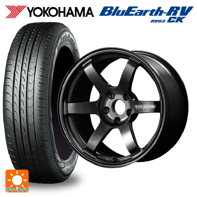【6/22 20時〜 全品P5倍＆クーポン】175/55R15 77V ヨコハマ ブルーアース RV03CK # レイズ ボルクレーシング TE37サーガ S-プラス MM 15-7J 国産車用 サマータイヤホイール4本セット