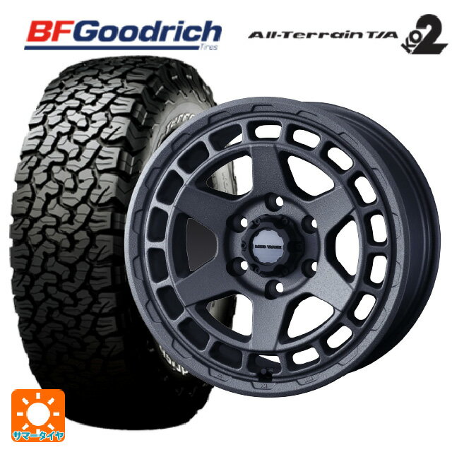 トヨタ ランドクルーザープラド(150系)用 275/70R17 121/118R BFグッドリッチ オールテレーン TA KO2 ホワイトレター 正規品 マッドヴァンス X タイプS フリントグレイ 新品サマータイヤホイール 4本セット