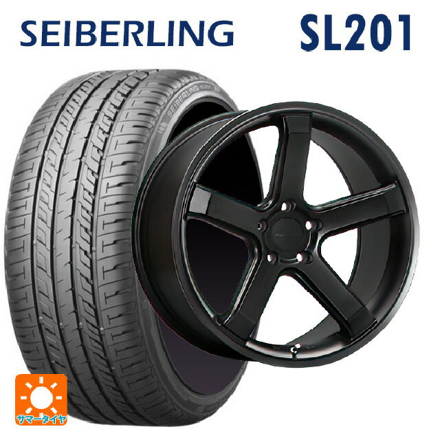 【6/4 20時〜 最大3万円OFFクーポン】245/35R20 95W XL セイバーリング セイバーリング SL201(ブリヂストン工場生産） エムエルジェイ ハイペリオン CVS1.5 Half Gloss Black 20-8.5J 国産車用 サマータイヤホイール4本セット