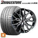 トヨタ GRヤリス(PA系)用 265/35R18 97W XL ブリヂストン ポテンザ RE-71RS 正規品 ガレルナ フィヌラ made by エンケイ ブルーガンメタリック×ポリッシュ 新品サマータイヤホイール 4本セット