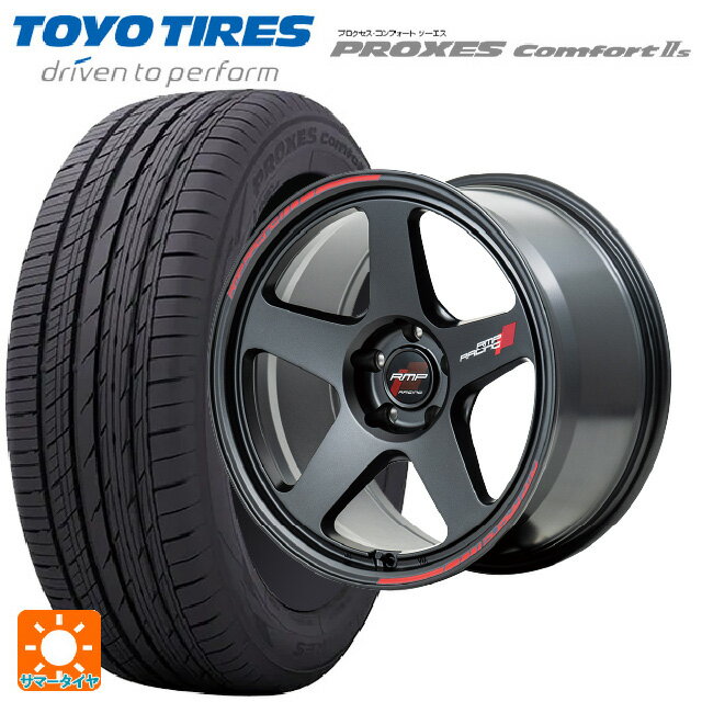【6/11 1:59迄 全品ポイント5倍】245/40R18 97W トーヨー プロクセス　コンフォート2S エムアイディー MIDレーシング TR50 ターマックブラック 18-8.5J 国産車用 サマータイヤホイール4本セット