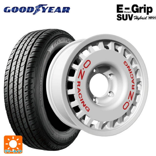 【最大3万円OFFクーポン 5/16 1:59迄】175/80R16 91S グッドイヤー エフィシェントグリップSUV HP01 ＃ オーゼット レーシング ラリーレーシング 4×4 Race White 16-5.5J 国産車用 サマータイヤホイール4本セット