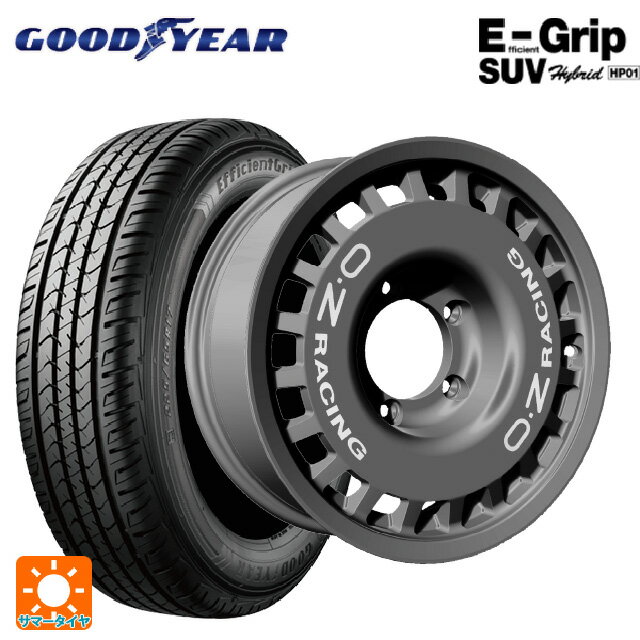 【最大3万円OFFクーポン 5/16 1:59迄】175/80R16 91S グッドイヤー エフィシェントグリップSUV HP01 ＃ オーゼット レーシング ラリーレーシング 4×4 Matt Graphite 16-5.5J 国産車用 サマータイヤホイール4本セット