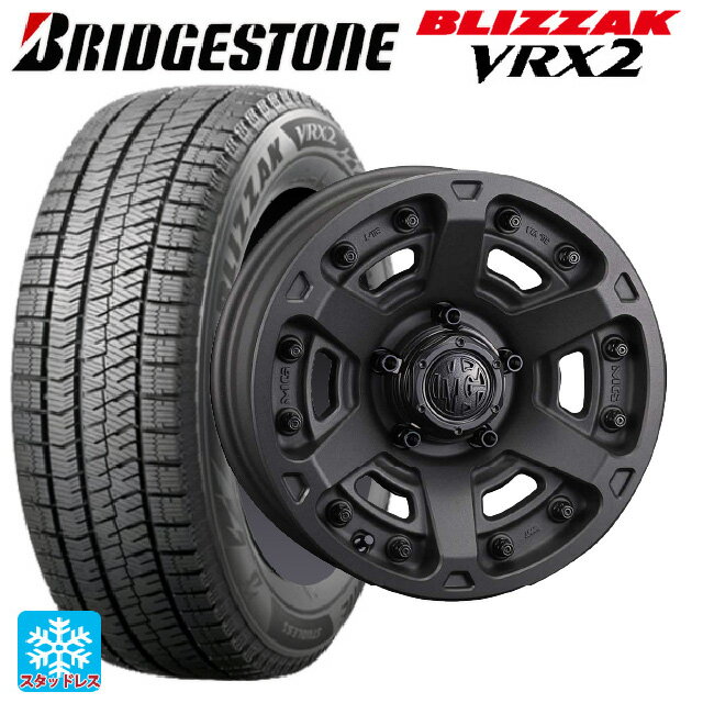 【6/15〜16限定 全品P5倍＆クーポン】215/65R16 98Q ブリヂストン ブリザック VRX2 正規品 クリムソン MG アーマー FF ショットガンブラック 16-7J 国産車用 スタッドレスタイヤホイール4本セット