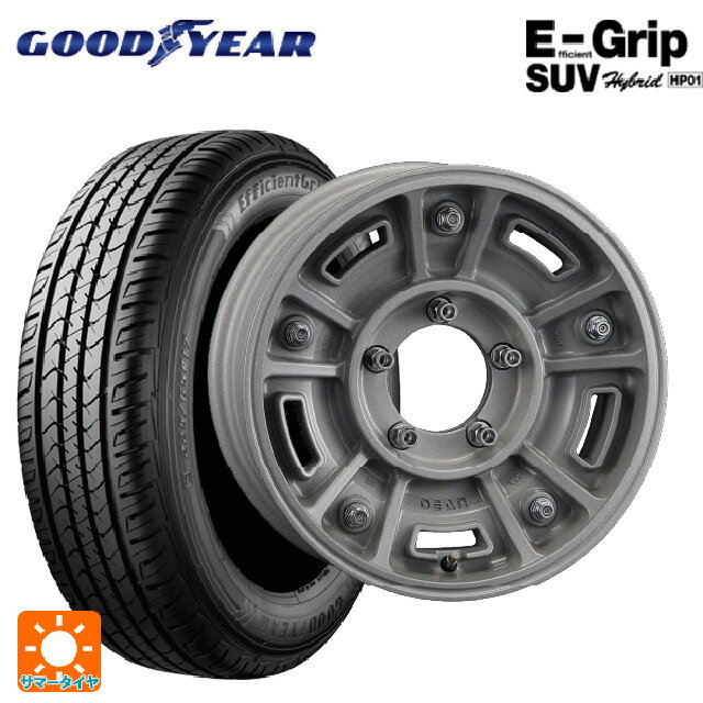 【最大3万円OFFクーポン 5/16 1:59迄】175/80R16 91S グッドイヤー エフィシェントグリップSUV HP01 ＃ クリムソン ディーン BJ メキシカン ショットクリア 16-5.5J 国産車用 サマータイヤホイール4本セット