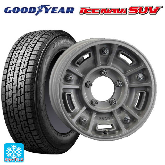 2025年製 175/80R16 91Q グッドイヤー アイスナビ SUV # クリムソン ディーン BJ メキシカン ショットクリア 16-5.5J 国産車用 スタッドレスタイヤホイール4本セット