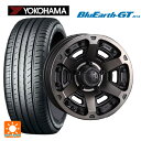 215/45R17 91W XL ヨコハマ ブルーアースGT AE51 クリムソン MG アーマー FF マットブラッククリア 17-7J 国産車用 サマータイヤホイール4本セット