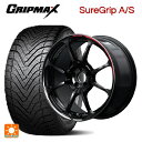 235/60R18 107V XL グリップマックス シュアグリップ A/S ブラックレター レイズ ボルクレーシング NE24 クラブスポーツ BK 18-7.5J 国産車用 オールシーズンタイヤホイール4本セット