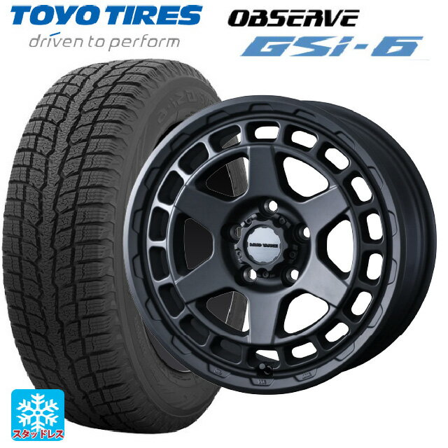 【6/15〜16限定 全品P5倍＆クーポン】トヨタ RAV4(50系)用 225/65R17 102Q トーヨー オブザーブ GSI-6 ウェッズ マッドヴァンス X タイプS # フルマットブラック 新品スタッドレスタイヤホイール 4本セット
